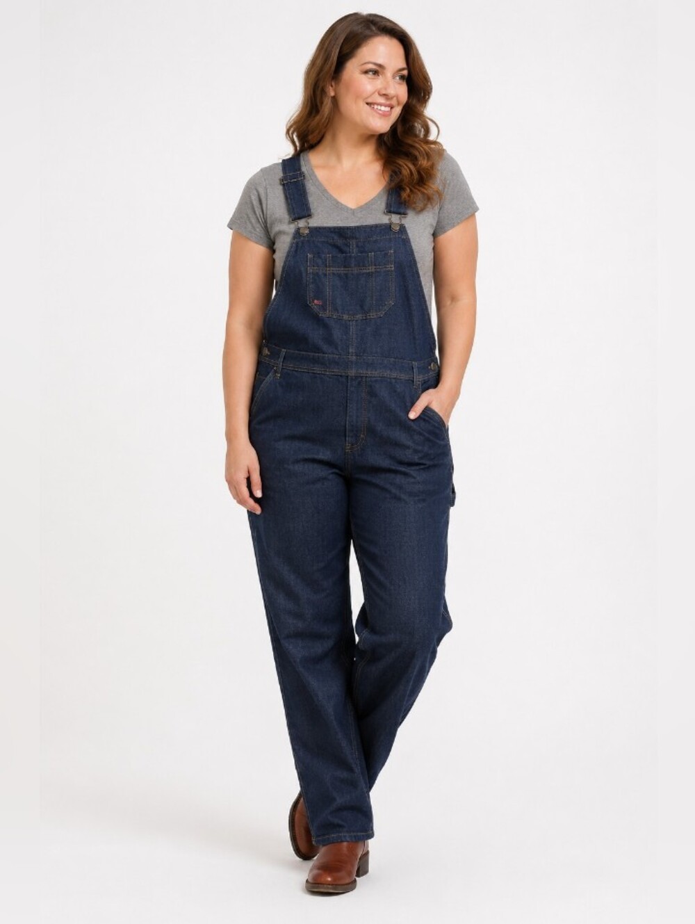 Dickies XL Denim Bib Carpenter Style Jean Relax Fit Overalls Outdoors Farmer